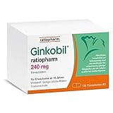 Ginkobil® ratiopharm 240 mg Filmtabletten stärken die Gedächtnisleistung und...