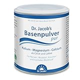 Dr. Jacob’s Basenpulver pur, 200 g Dose I Kalium, Magnesium, Calcium, Zink als...