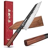 HEZHEN- 21,5CM Kiritsuke Messer,3 Schichten Verbundschmiedestahl...