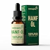 CANNAPINE® Premium Hanföl – 100 % PUR – kaltgepresst & laborgeprüft –...