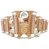 Glade Duft-Kerze im Glas, 6er Pack, Sensual Sandalwood and Jasmine, bis zu 30...