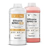 R PRO 10 Abformsilikon weich 1:1, dubliersilikon ungiftiges und sicheres, silikon zur Silikonform Herstellung, Ideal für DIY-Harzformen, Silikonformen, Schmuckherstellung, Kunsthandwerk (2 kg)