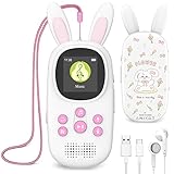 16GB Bluetooth MP3 Player , Niedlicher Hase Kinder Musik Player mit Kopfhörer &...