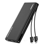 VEGER Power Bank Laptop, Max 130W 25000mAh Powerbank mit Eingebautem Kabel,...
