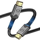 8K HDMI Kabel 2M, HDMI 2.1 Kabel 48Gbps Ultra Highspeed 8K@60Hz 4K@120Hz Dynamic...