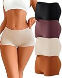 READY TO LOVE Boxershorts Damen Seamless Slips Damen Unterhosen Damen Nahtlos...