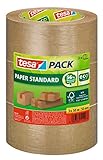 tesa Papier Standard - Umweltschonendes Paketband aus Papier, 56% biobasiertes...