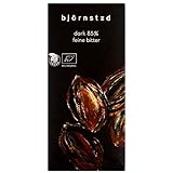 Björnsted Dark 85% Feine Bitter Schokolade 100 Gramm, Bio Qualität,...