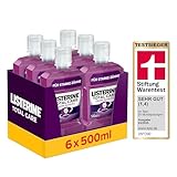 LISTERINE Total Care Zahn-Schutz 6 x 500 ml, schützende Mundspülung gegen...