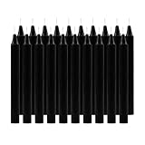 Scentoria 20er Stabkerzen, Premium Schwarze Kerzen, Kerzen Schwarz Ø 1,8 cm ·...