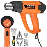 Heißluftfön AIUNAOM 2000W Heißluftpistole mit 9 Temperatur 50–650°C,...