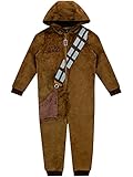 Star Wars Jungen Schlafoveralls Chewbacca Braun 134