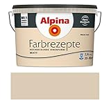 Alpina Farbrezepte Innenfarbe – Weicher Sand matt – Wandfarben für...