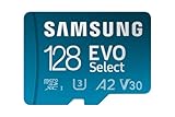 Samsung EVO Select (2024) microSD-Karte + SD-Adapter, 128 GB, Speicherkarte für...