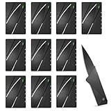 EIHI 10 Stück Kreditkartenmesser, 14Cm Kreditkartenformat Klappmesser...