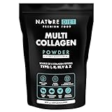 Nature Diet Multi Collagen Pulver Geschmacksneutral - Kollagen Peptide Type: I,...
