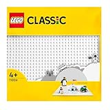 Lego 11026 Classic Weiße Bauplatte, quadratische Grundplatte mit 32x32 Noppen...