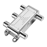 SAT/BK Splitter, 5-2400 MHz 4-Fach Splitter (4-Wege) Satelliten-Verteiler für...
