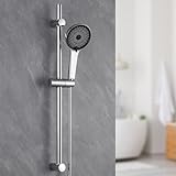 Auralum Duschstange mit Brause, Edelstahl Duschstange 700mm mit 1500mm Edelstahl...