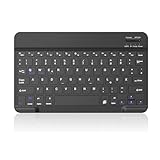 COEZFE Bluetooth-Tastatur (Deutschem Layout QWERTZ), Ultraflache kabellose...