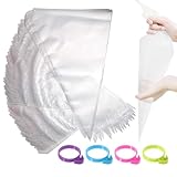 WishesMar 100 Stück Spritzbeutel 46 cm Verdickten Einweg Spritzbeutel...