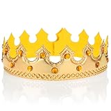 Apausvcm Königskronenhut,Goldene Krone König,Königin Krone,Königskrone für...