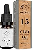 CBD Öl 15% aus BIO Kultivierung - Vollspektrum CBD Tropfen mit 1500mg CBD...