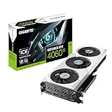 Gigabyte GeForce RTX 4060 Ti Eagle OC Ice 8G, 3 ventole WINDFORCE, 8 GB 128-bit...