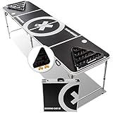 Beercup Bierpong Tische, Beer Pong Set für Partyspiele, Beerpong Tisch Klappbar...
