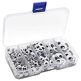 FKEYTO 450 Stücke Selbstklebende Wackelaugen, 6mm 8mm 10mm 12mm 15mm Googly...