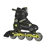 FILA SKATES 010622170 WIZY ALU Inline Skate Kid Black/Lime Größe XL 38-41