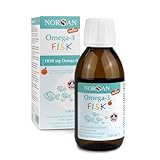 NORSAN Omega 3 FISK Fischöl hochdosiert 150 ml/Omega 3 für Kinder 1.030mg pro...