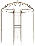 CLP Gartenpavillon wetterfest Keira, Rosenbogen mit Rankhilfe, 270x200 cm,...