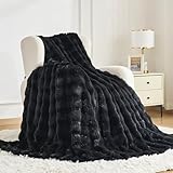 OMERAI Kuscheldecke Flauschig Bubble Decke Flauschig Weich Dicke Decken...