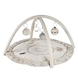 Fehn 3-D-Activity-Decke Faultier – Spielbogen mit 5 abnehmbaren Spielzeugen...