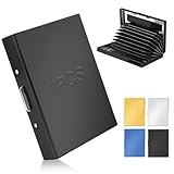 mawmuaw Visitenkartenetui 10 Fächer Visitenkarten Etuis Edelstahl Business Card...