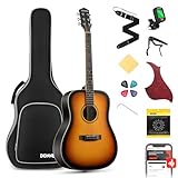 Donner Gitarre Akustik Anfänger Erwachsene Akustikgitarre Kit Einsteiger 4/4...