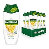 Palmolive Duschgel Naturals Honig & Milch 6x250 ml - Cremedusche mit Extrakten...