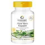 Aloe Vera Kapseln - 100 Kapseln - vegan & hochdosiert - Aloe Vera Extrakt 200:1...