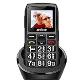 artfone C1+ Mobile Seniorenhandy ohne Vertrag | Dual SIM mit Notruftaste |...