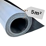 HSS EPDM Dachfolie Selbstklebend – 5m² KSK Dachbahn für Gartenhaus & Carport...