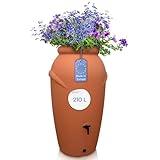 YourCasa Regentonne 210 Liter [Amphore Design] Regenfass Frostsicher aus...