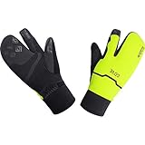 GOREWEAR WINDSTOPPER Thermo Split Handschuhe, Black / Neon Yellow, 7