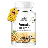 Propolis 1000mg - hochdosiert - 120 Tabletten - mit 3% Galangin | HERBADIREKT by...