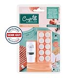 Craft Labeler R17 Set, Textilstempel, 10 auswechselbare Motive, Abdruck rund,...