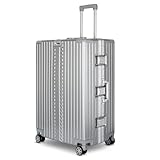 WINLIFE Größe XL Reisekoffer Alu-Rahmen mit ABS & TSA Nummern-Schloss 75cm...