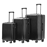 Münicase M816 TSA-Schloss Koffer Reisekoffer Trolley Kofferset Hardschale...