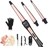 Lockenstab Lockenwickler Set 3 in 1 mit Verschiedenen Aufsätzen für...