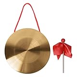 Vesaneae Gong mit Trommelschlägel Mini, Generic Gong mit Schlägel, Percussion...