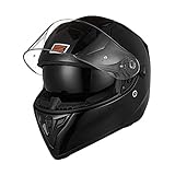 ORIGINE Integral-Helm Full-Face Motorrad-Helm ECE mit Visier (SOLID MATT Black,...
